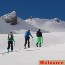 Skitouren geführt Bergführer Alpinschule Allgäu