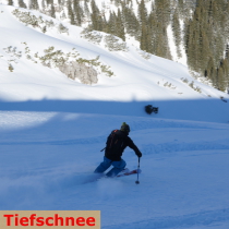 Tiefschneekurs Bergführer Alpinschule Allgäu